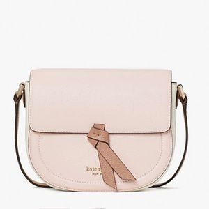 Kate Spade Pink Knott Saddle Bag NTW